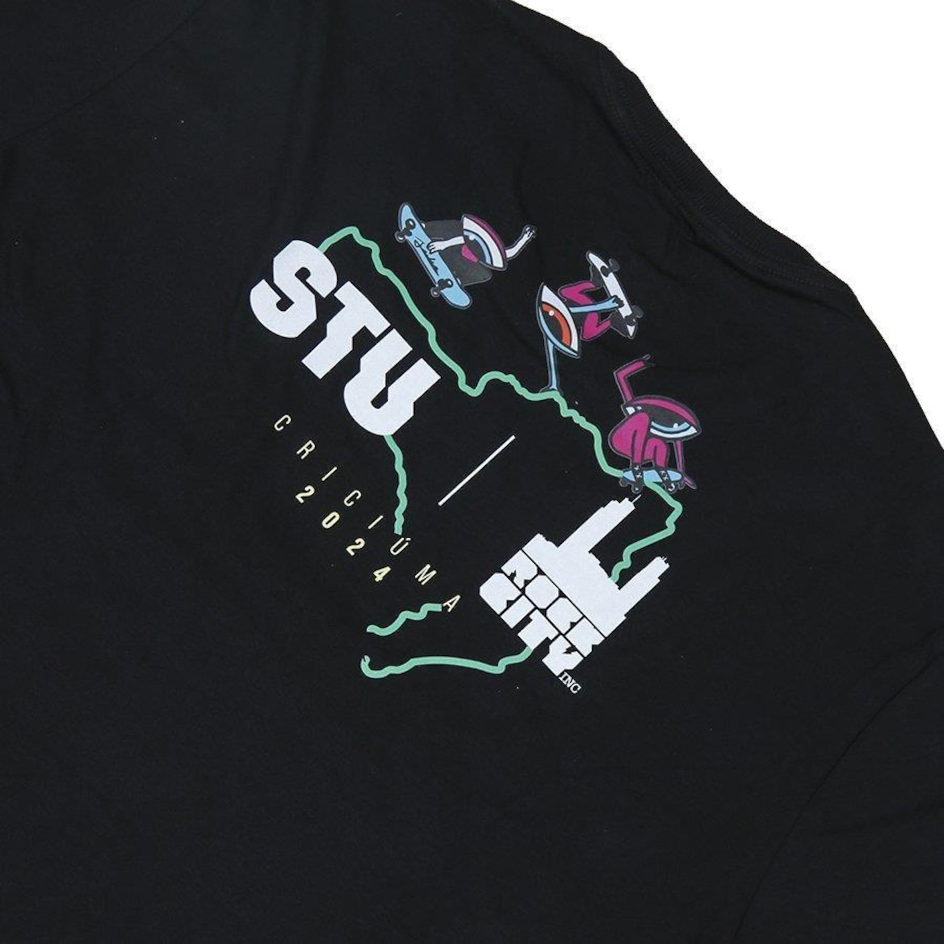 Camiseta Stu X Rock City 2024 Masculina - Foto 4