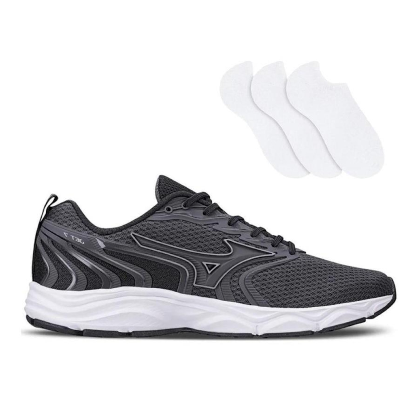 Tênis Mizuno Jet 7 + 3 Pares de Meias - Masculino - Foto 1