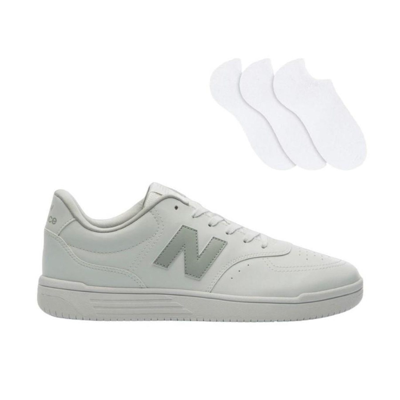 Tênis New Balance Bb80 + 3 Pares De Meias - Unissex - Foto 1