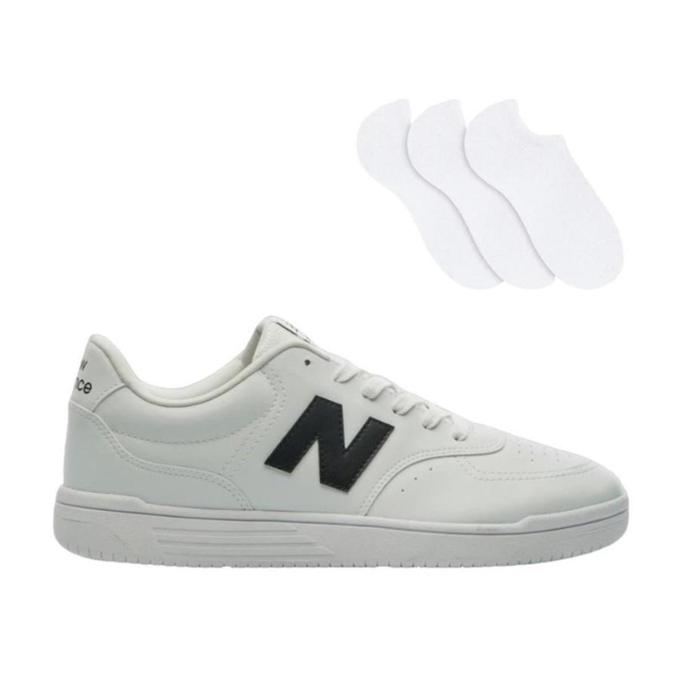 Tênis New Balance Bb80 + 3 Pares De Meias - Unissex - Foto 1