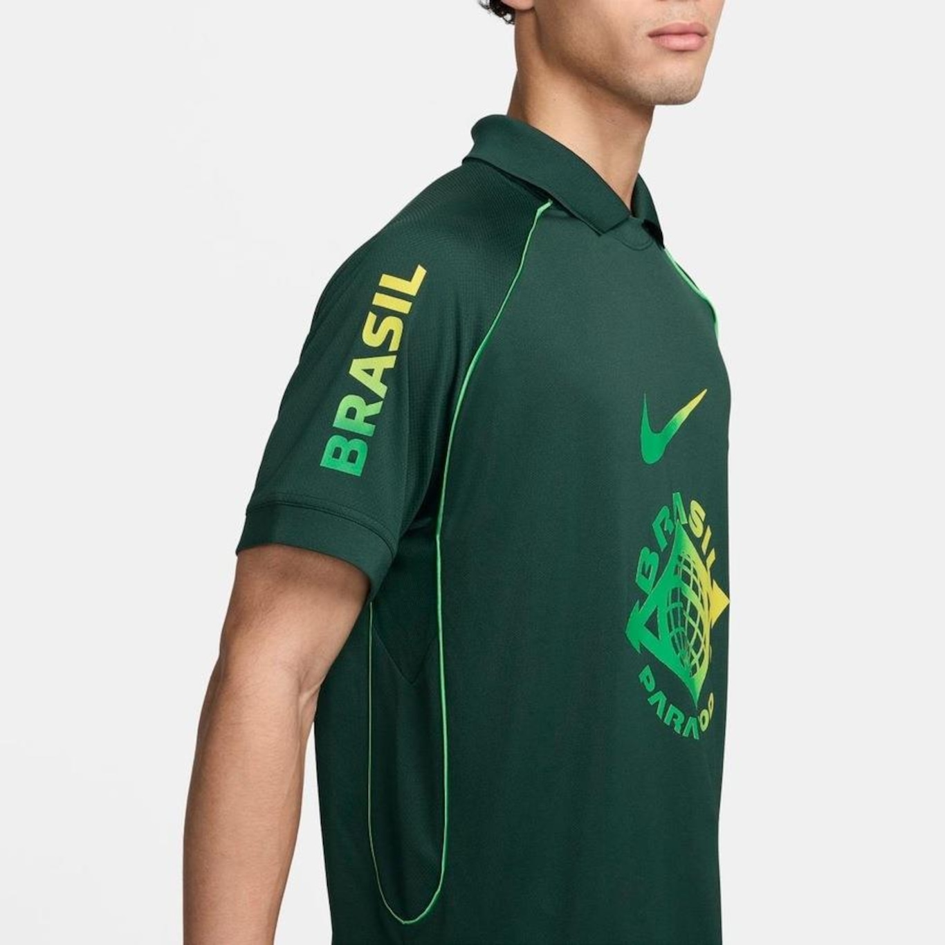 Camiseta Nike Dri-Fit F.C. Brasil - Masculina - Foto 5