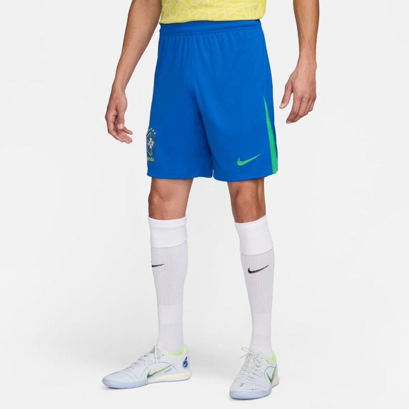 Short Nike Brasil I 2024/25 Torcedor Pro - Masculino - Foto 1