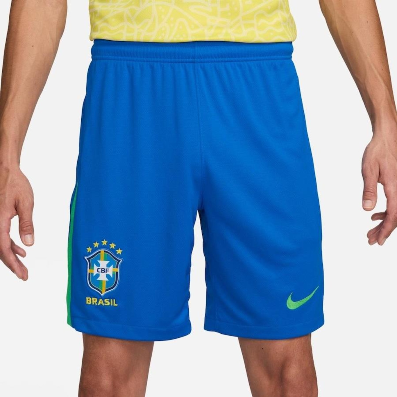 Short Nike Brasil I 2024/25 Torcedor Pro - Masculino - Foto 2