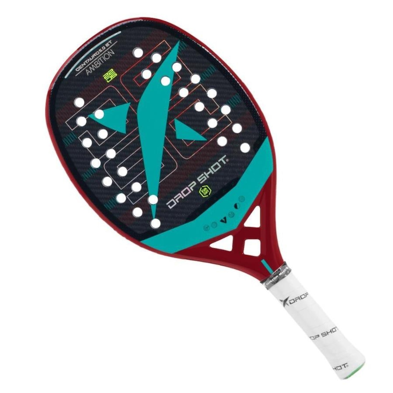 Raquete De Beach Tennis Drop Shot Centauro 5.0 2024 - Foto 1