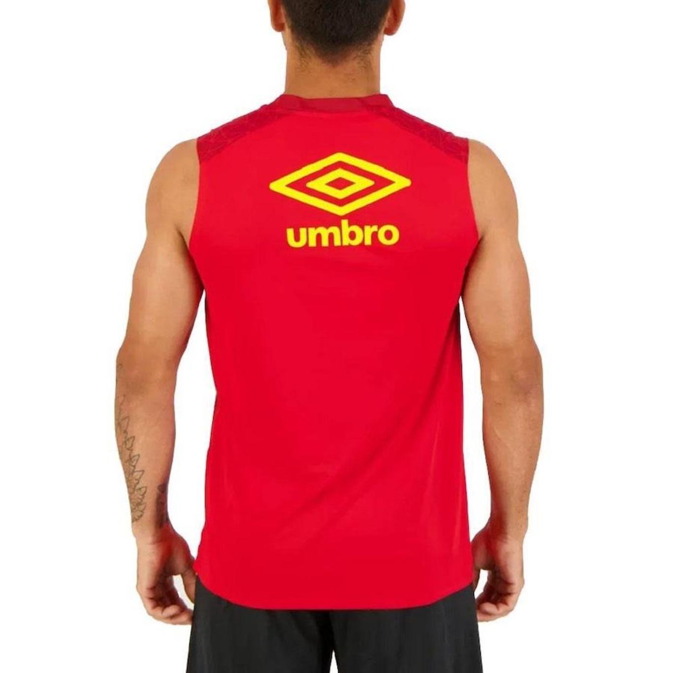 Camiseta Regata do Sport Aquecimento 2022 Umbro - Masculina - Foto 3