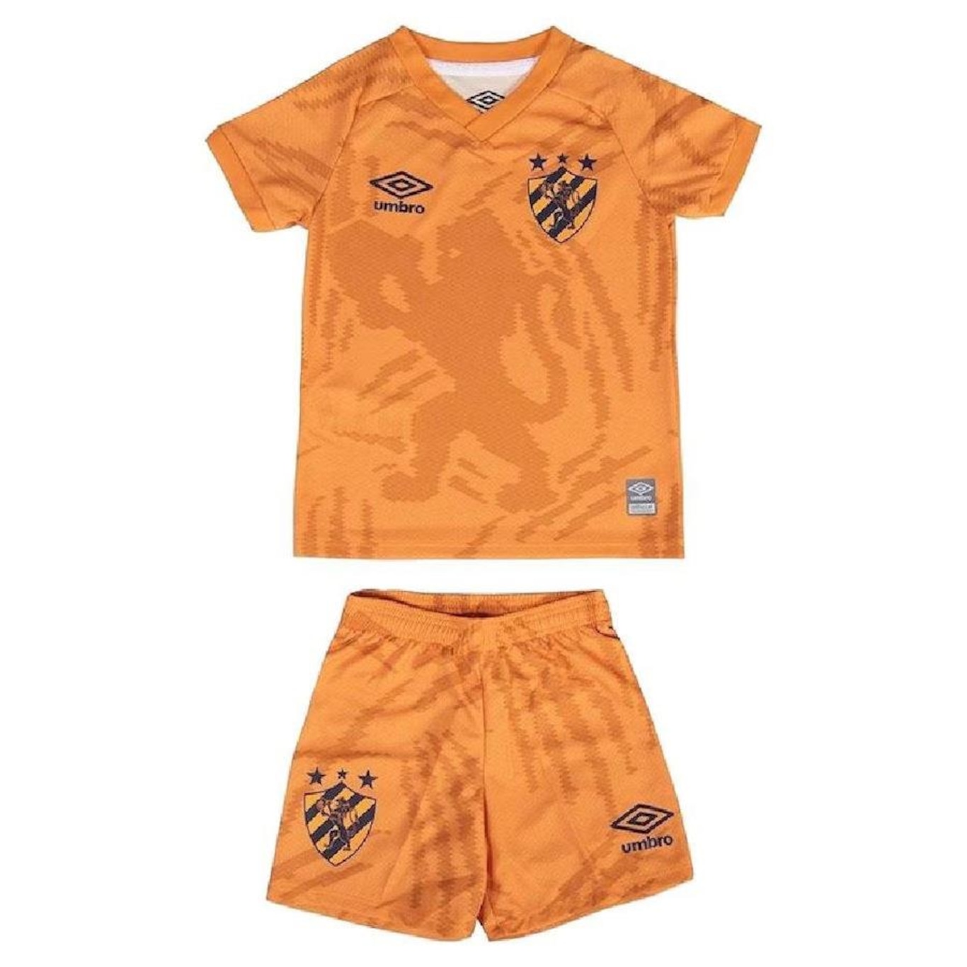 Kit Uniforme de Futebol do Sport Clube Recife Of. 3 2021 Umbro - Infantil - Foto 1