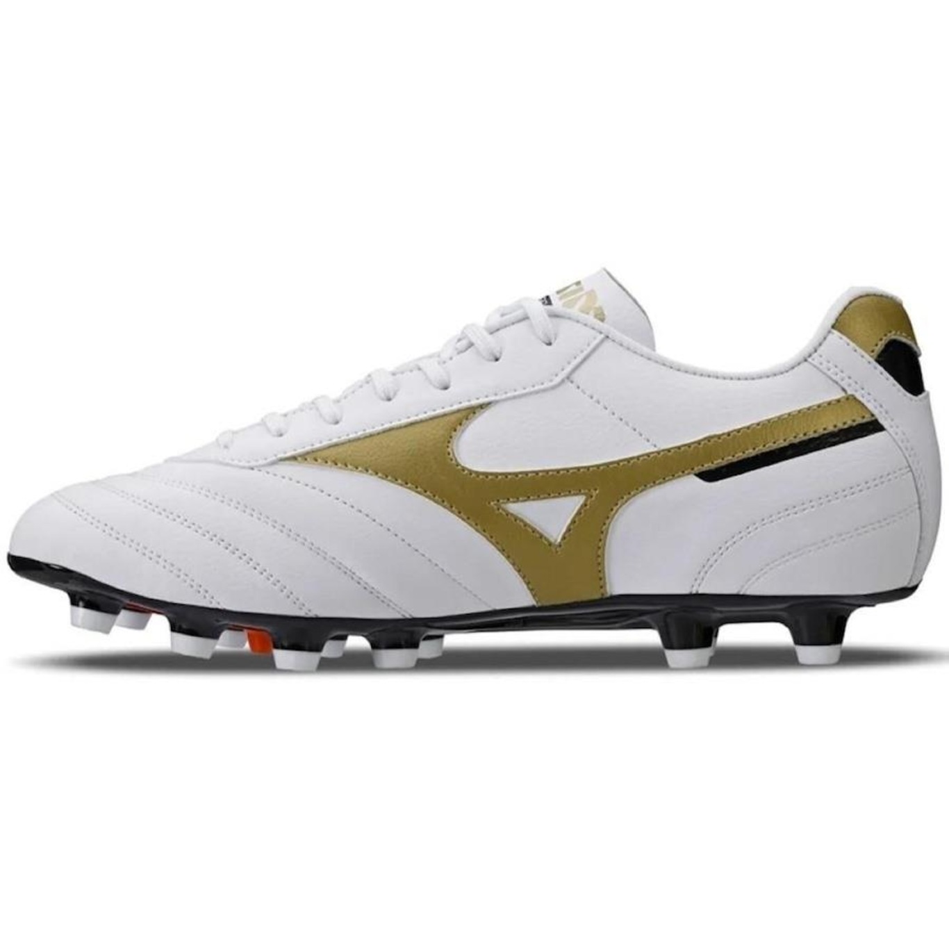 Chuteira de Campo Mizuno Morelia Classic Md + Meia Antiderrapante - Adulto - Foto 4