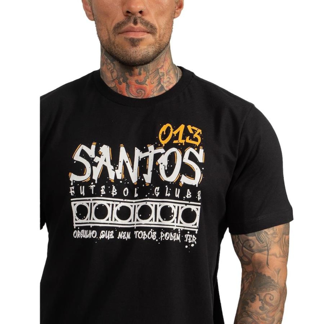 Camiseta do Santos Surf Center Oficial Classic - Masculina - Foto 3