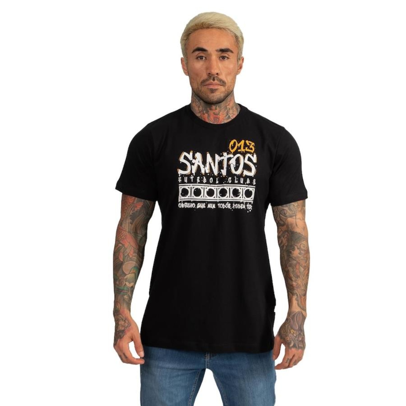 Camiseta do Santos Surf Center Oficial Classic - Masculina - Foto 4