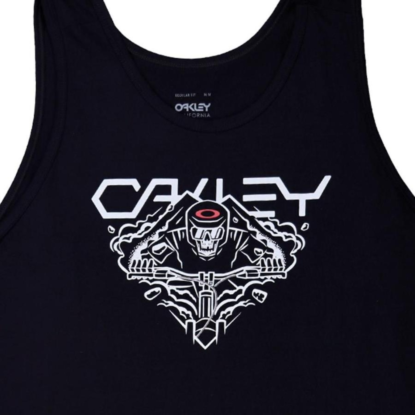 Camiseta Regata Oakley Ellipse Skull Tank - Masculina - Foto 2