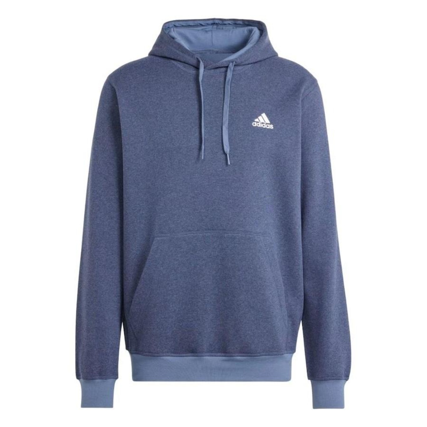 Blusão de Moletom com Capuz adidas Liso - Masculino - Foto 1