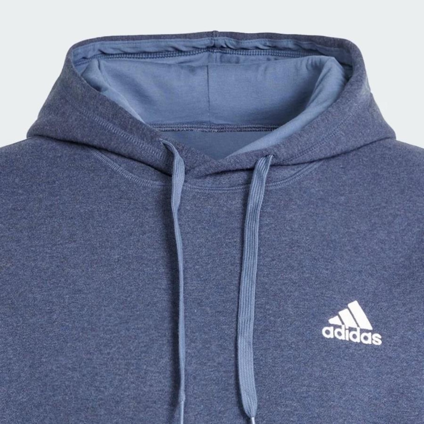 Blusão de Moletom com Capuz adidas Liso - Masculino - Foto 5