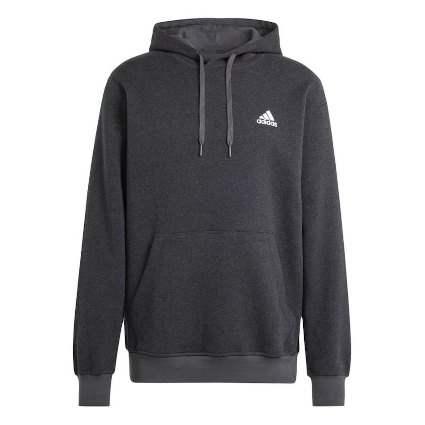 Blusão de Moletom com Capuz adidas Liso - Masculino - Foto 1