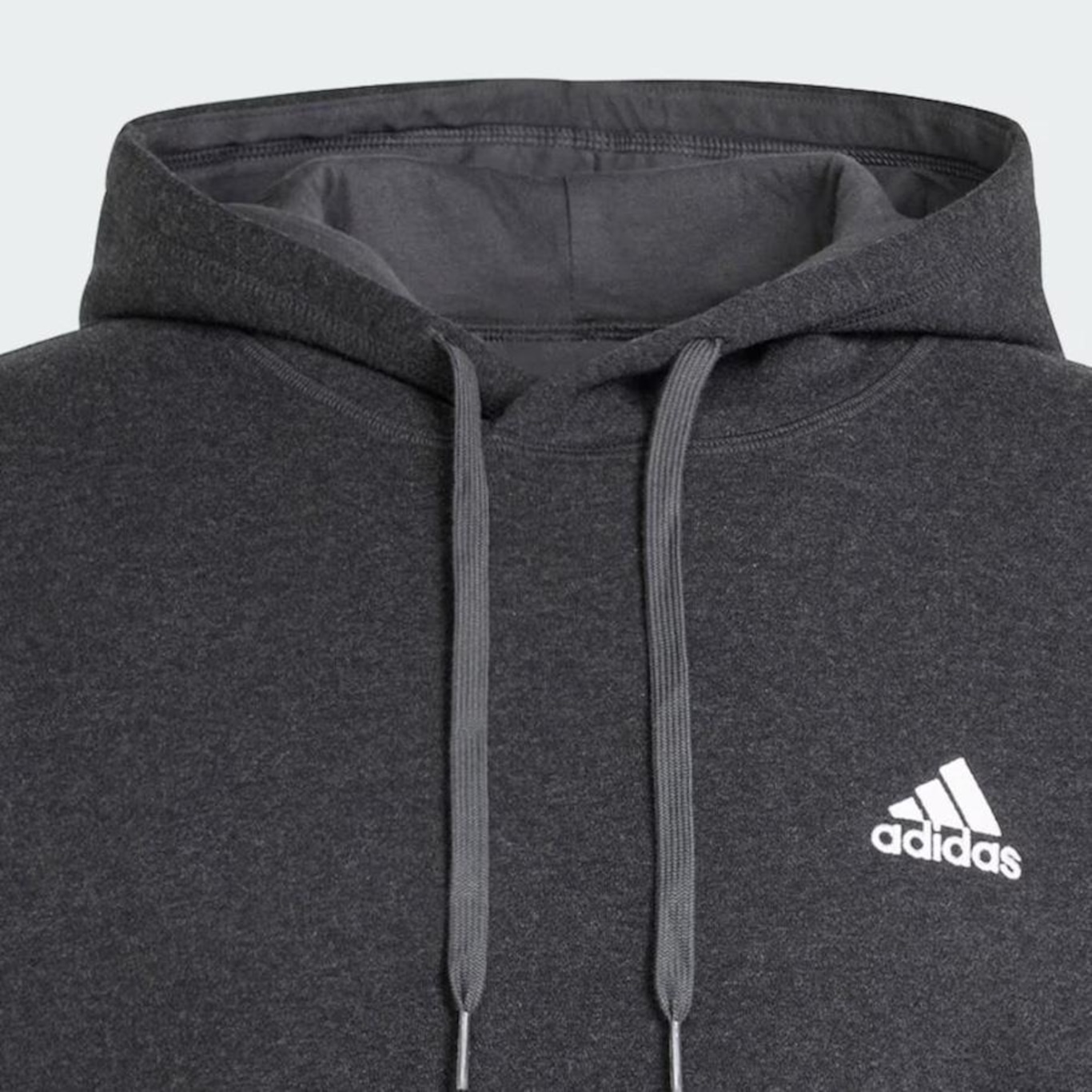 Blusão de Moletom com Capuz adidas Liso - Masculino - Foto 5