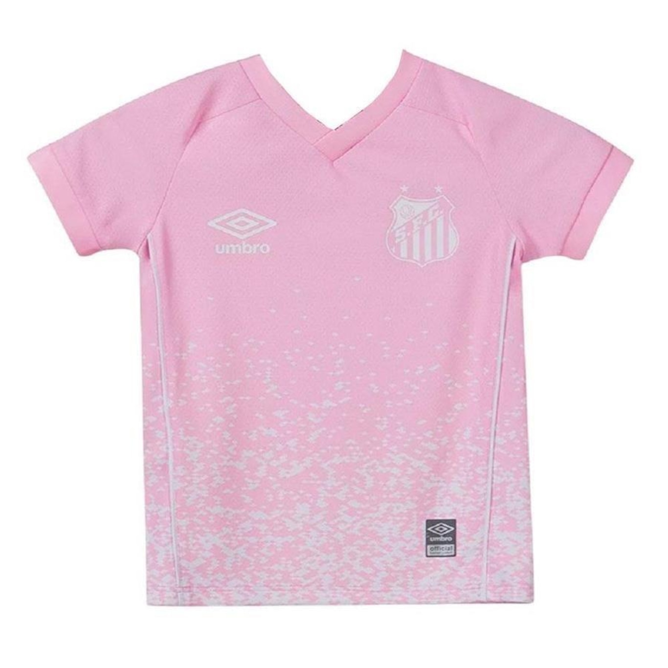 Camisa do Santos Outubro Rosa 2021 Umbro - Infantil - Foto 1