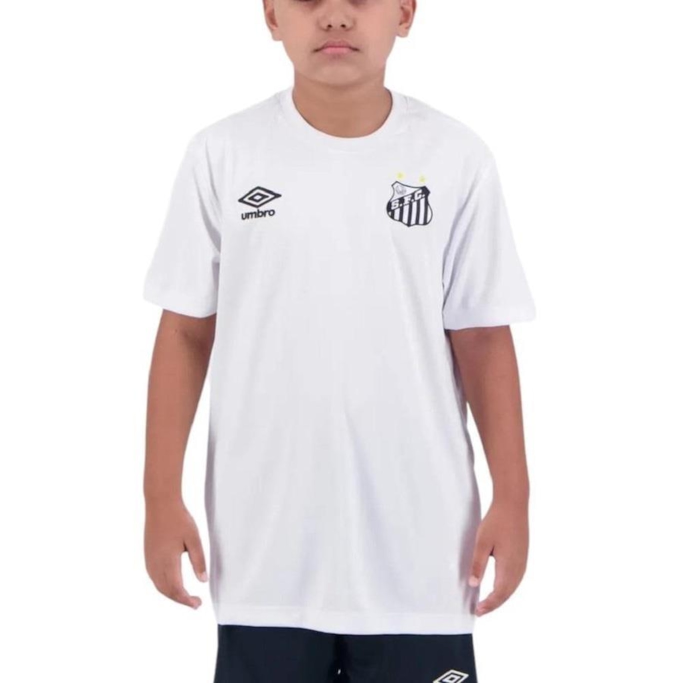 Camisa do Santos Basic Umbro - Infantil - Foto 2