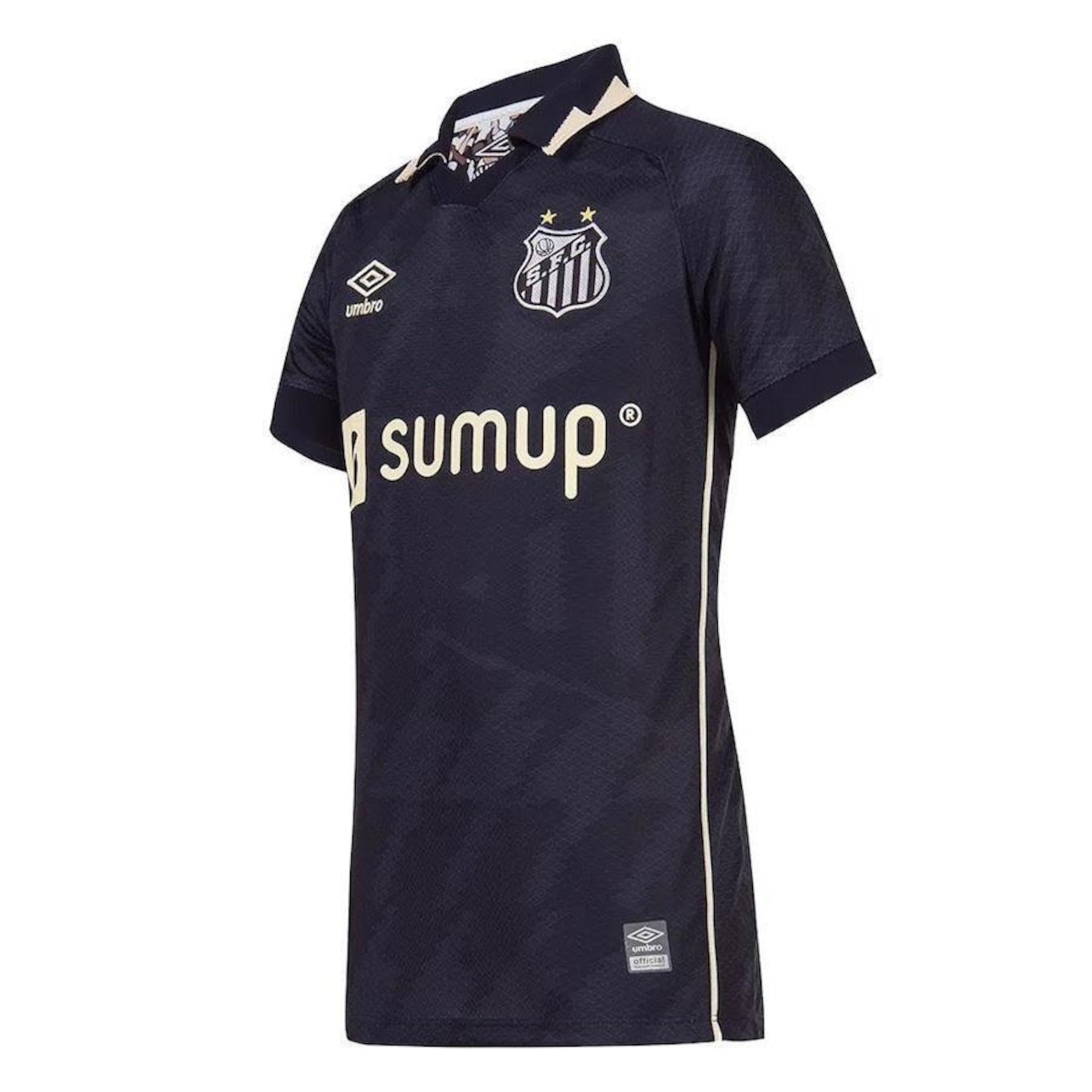 Camisa do Santos Of. 3 2021 Umbro - Infantil - Foto 3