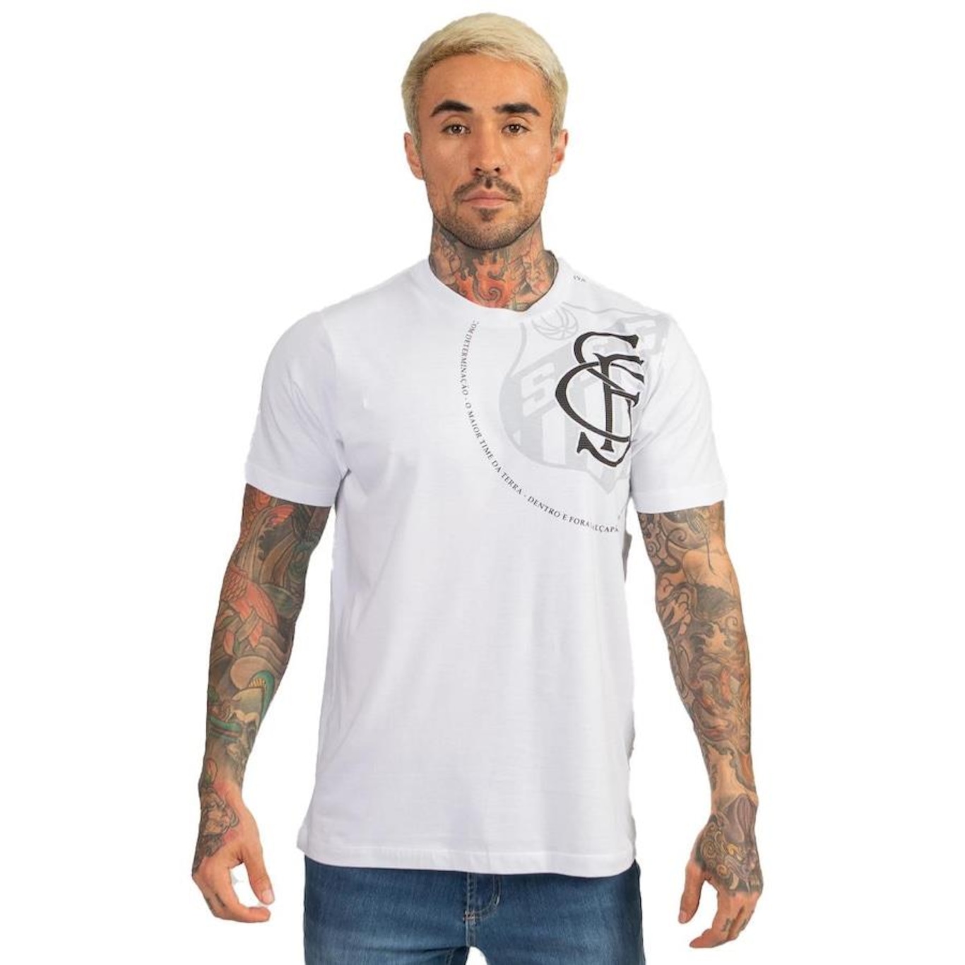 Camiseta do Santos Surf Center Oficial Torcedor - Masculina - Foto 5