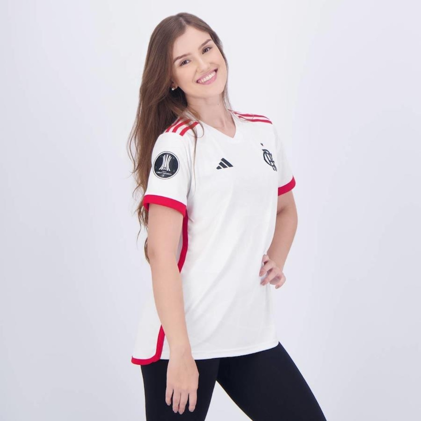 Camisa do Flamengo II 2024 Patch Libertadores adidas - Feminina - Foto 2