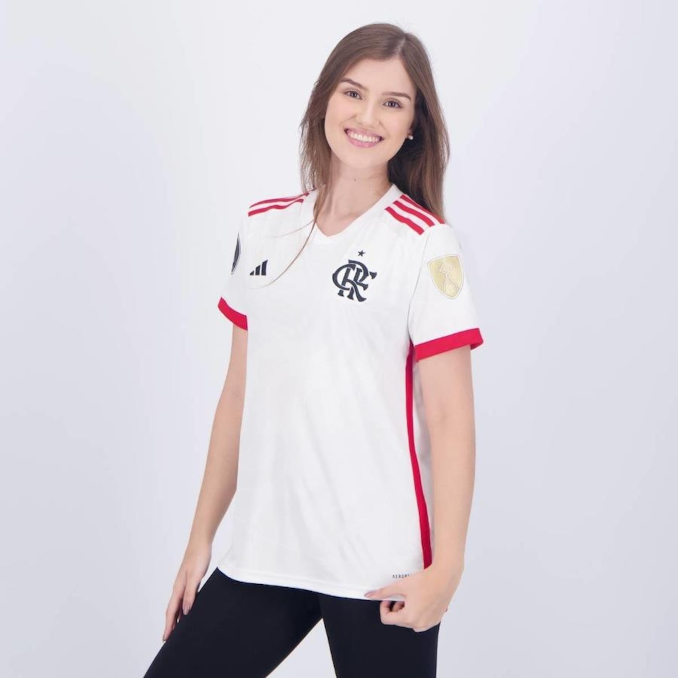 Camisa do Flamengo II 2024 Patch Libertadores adidas - Feminina - Foto 3