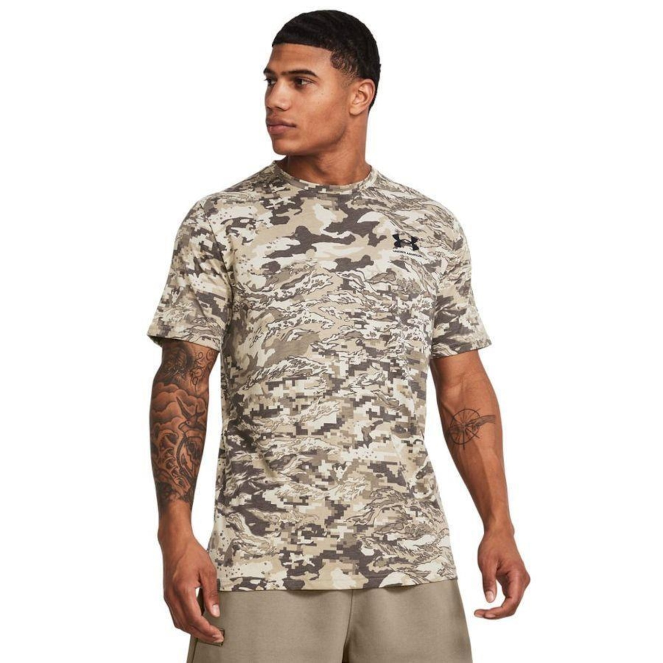 Camiseta Under Armour Abc Camo - Masculina - Foto 1