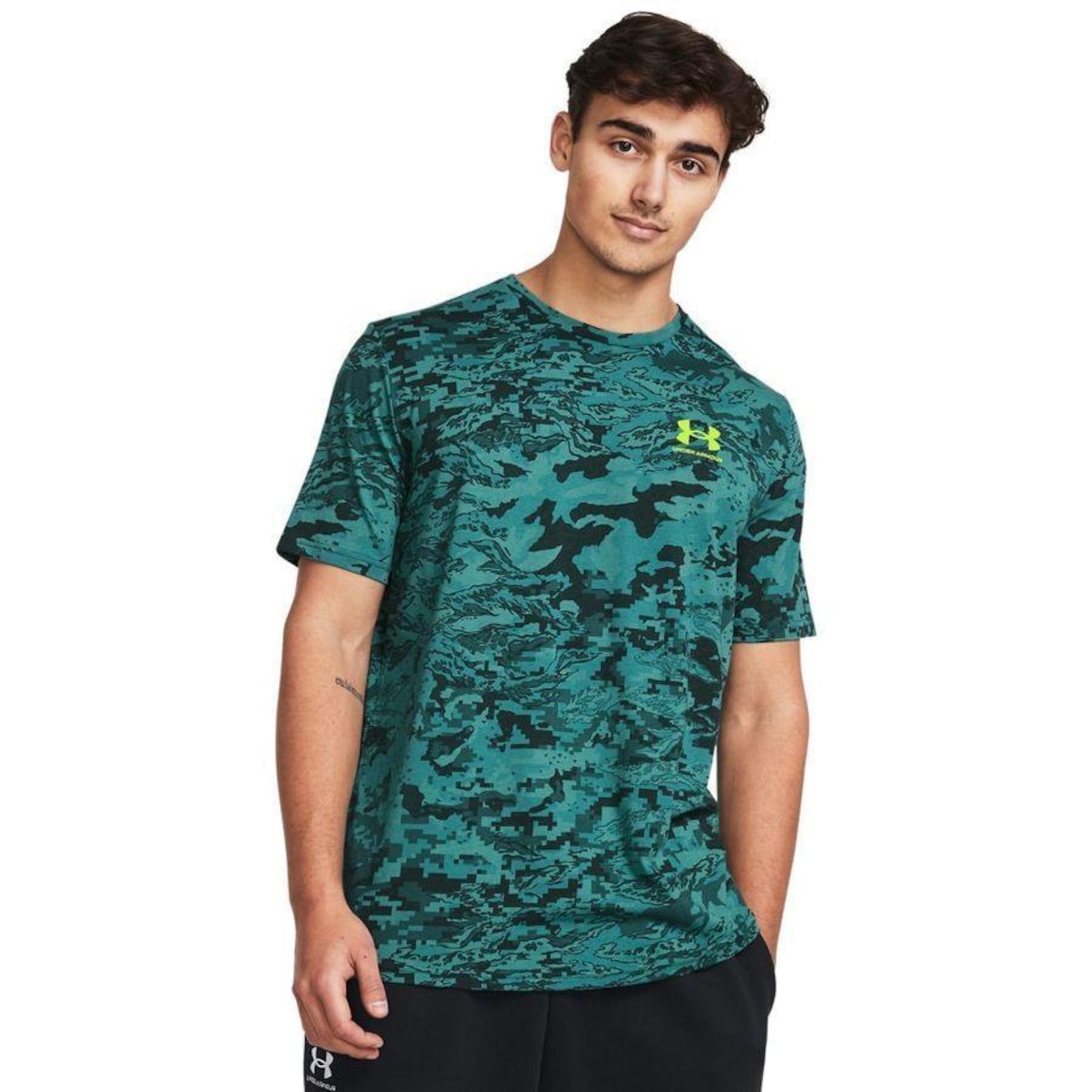 Camiseta Under Armour Abc Camo - Masculina - Foto 1