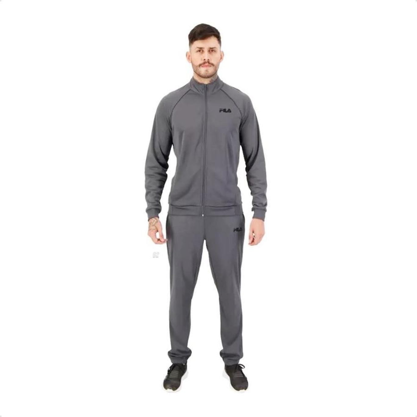 Agasalho sem Capuz Fila Basics Sports - Masculino - Foto 1