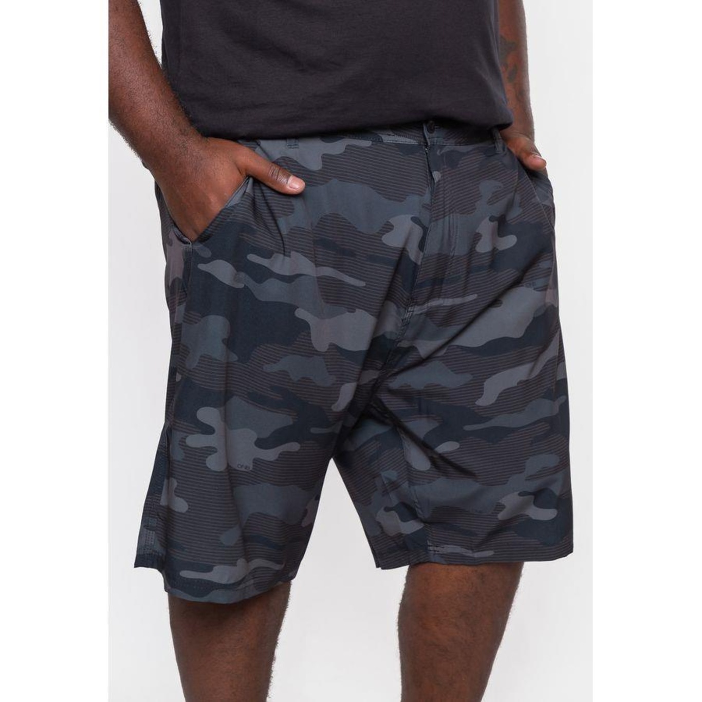 Boardshort Onbongo Plus Size Hibrido - Masculina - Foto 1