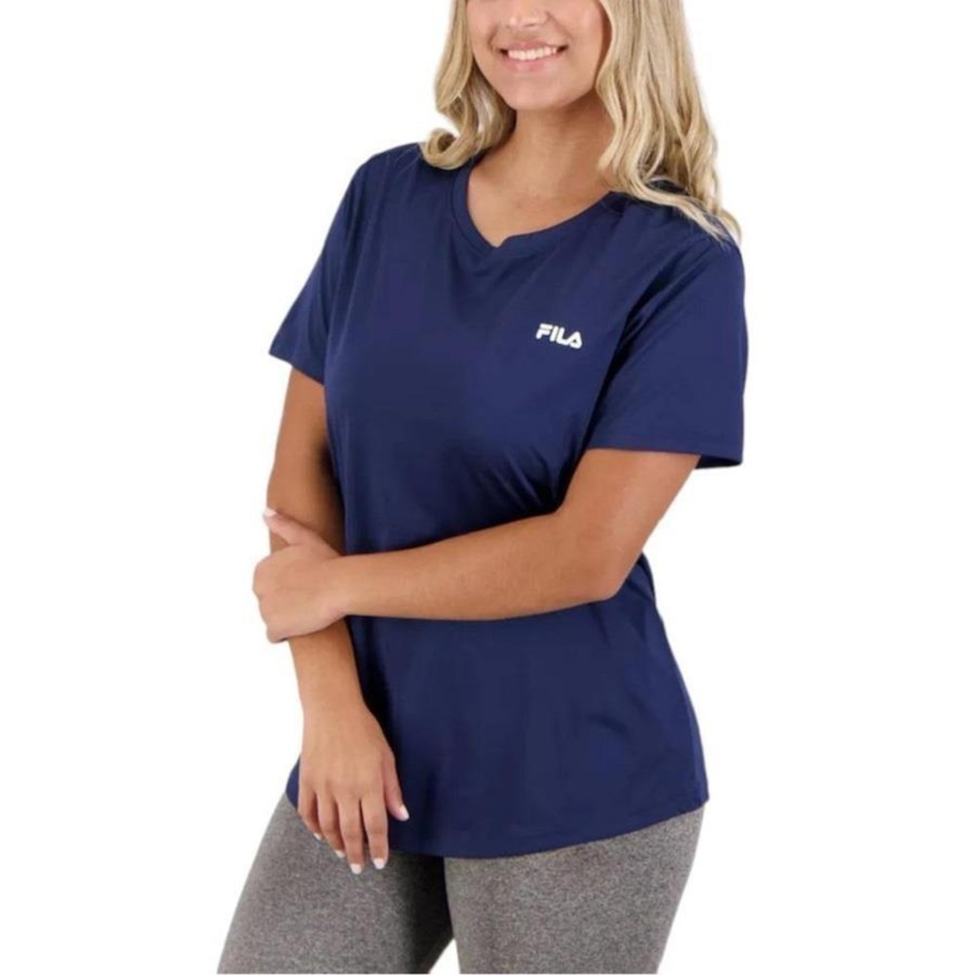 Camiseta Fila Basic Sports Polygin Feminina - Foto 3