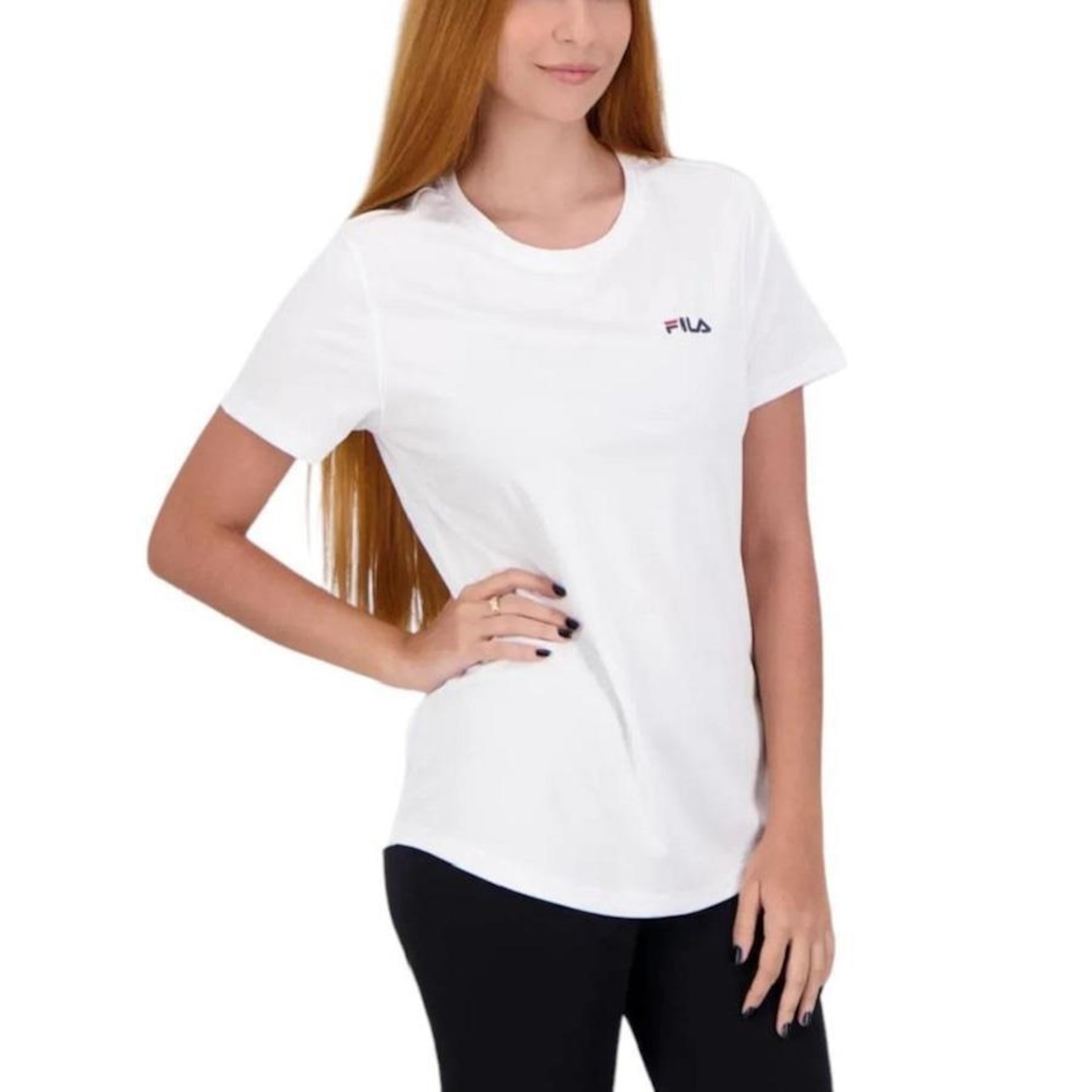 Camiseta Fila Basic Sports Polygin Feminina - Foto 1