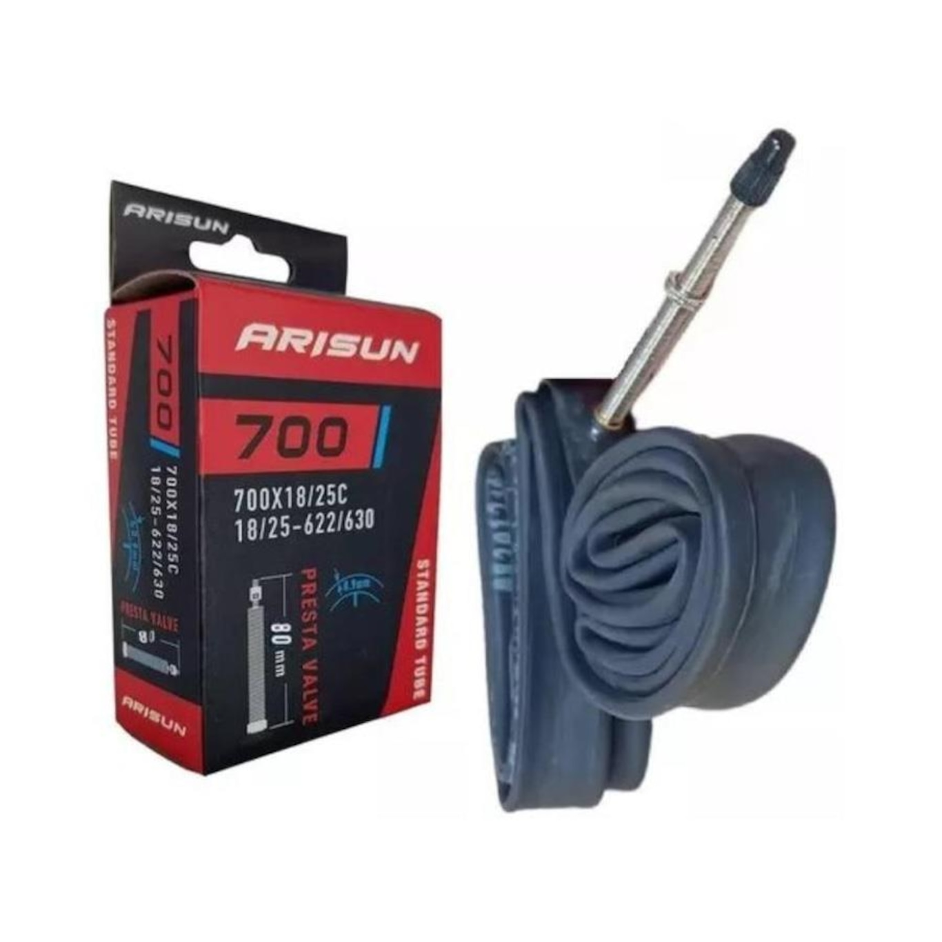 Ar 700 Câmara de Ar Arisun 700 X 18/25C Presta 80Mm | Centauro