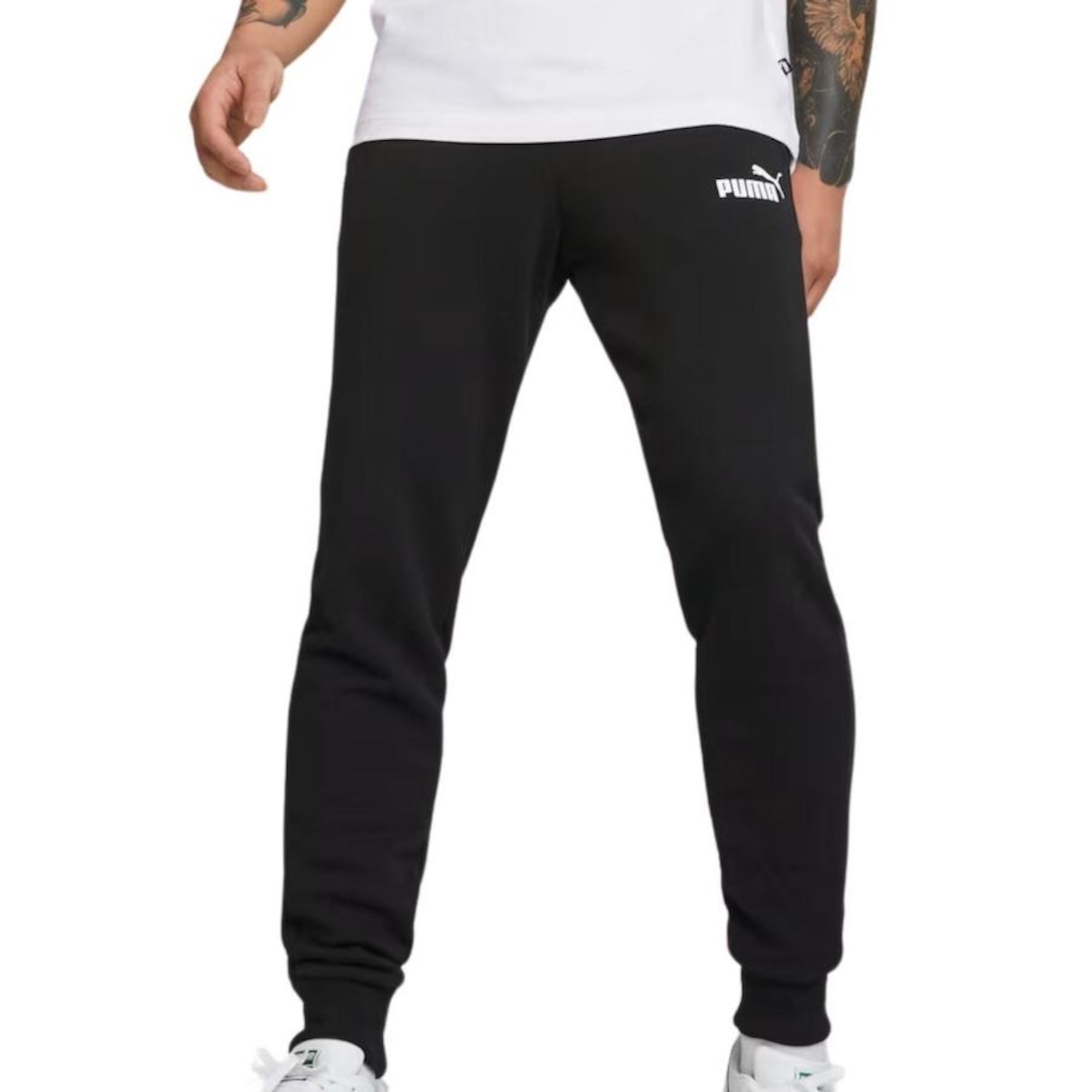 Calça de Moletom Puma  Ess Logo Pants - Infantil - Foto 4