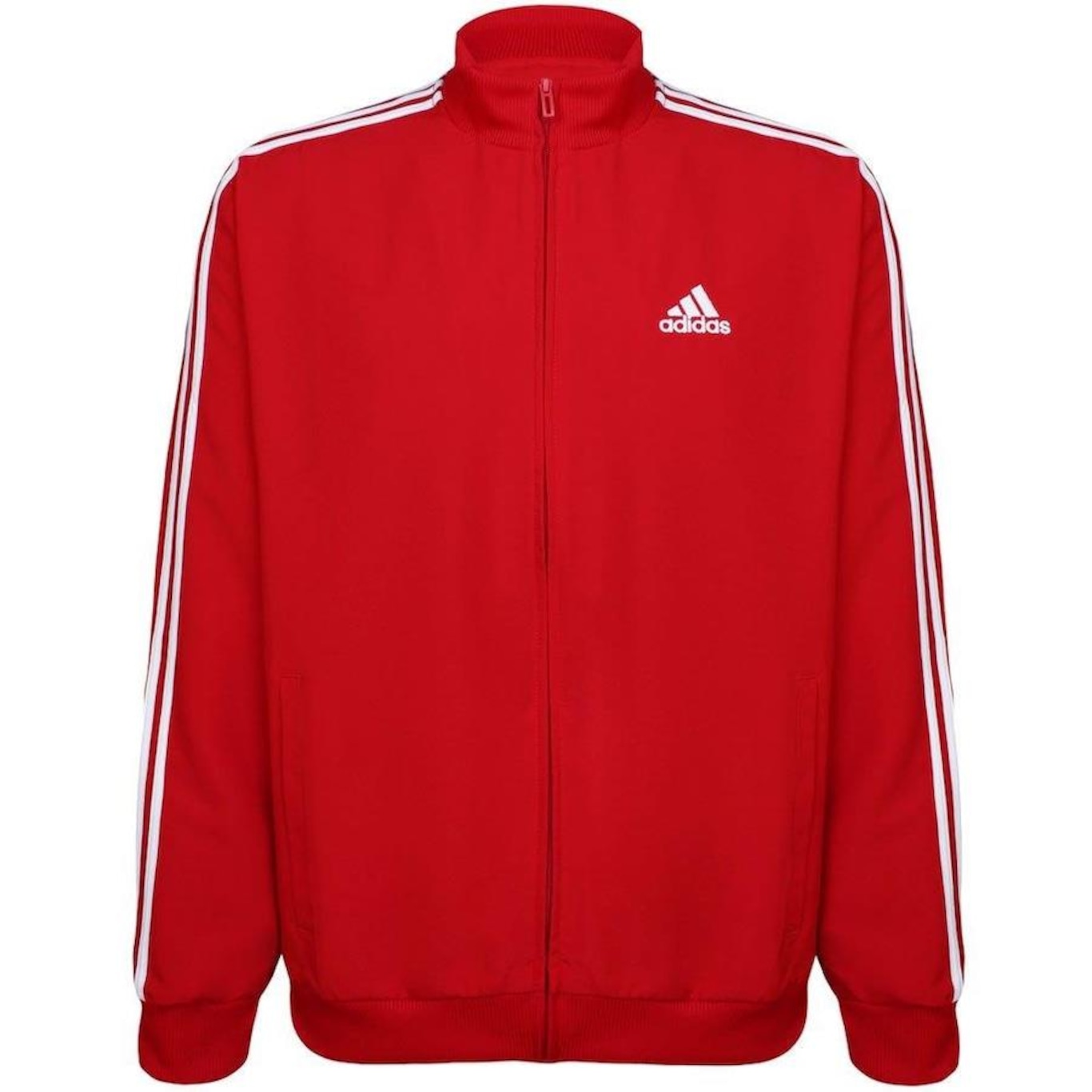 Agasalho adidas M 3S Wv Tt Ts - Masculino - Foto 3