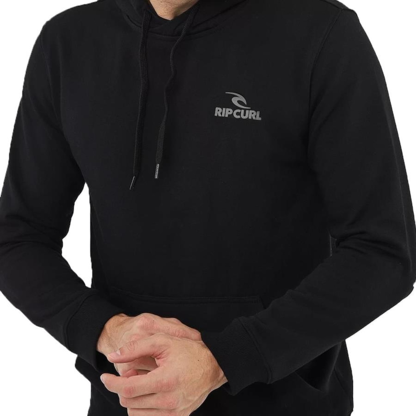 Blusão de Moletom com Capuz Rip Curl Brand Stack Hood - Masculino - Foto 3