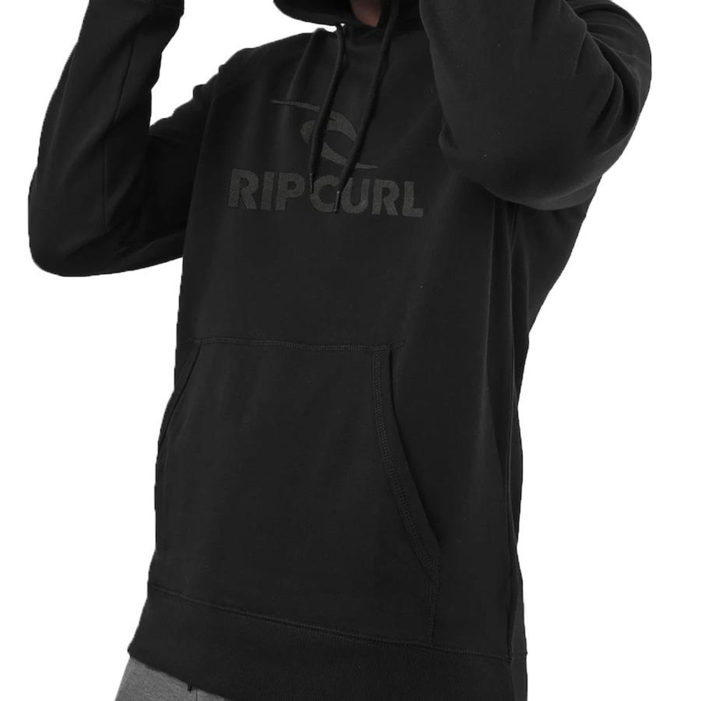 Blusão de Moletom com Capuz Rip Curl Sphere Icon Logo Hood - Masculino - Foto 3