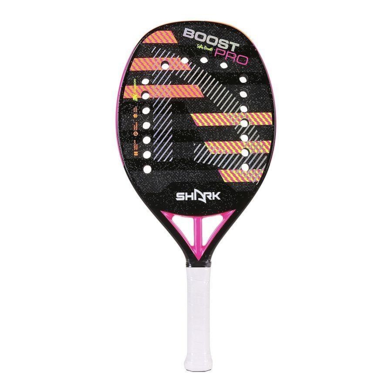 Raquete De Beach Tennis Boost Pro Shark - Foto 2