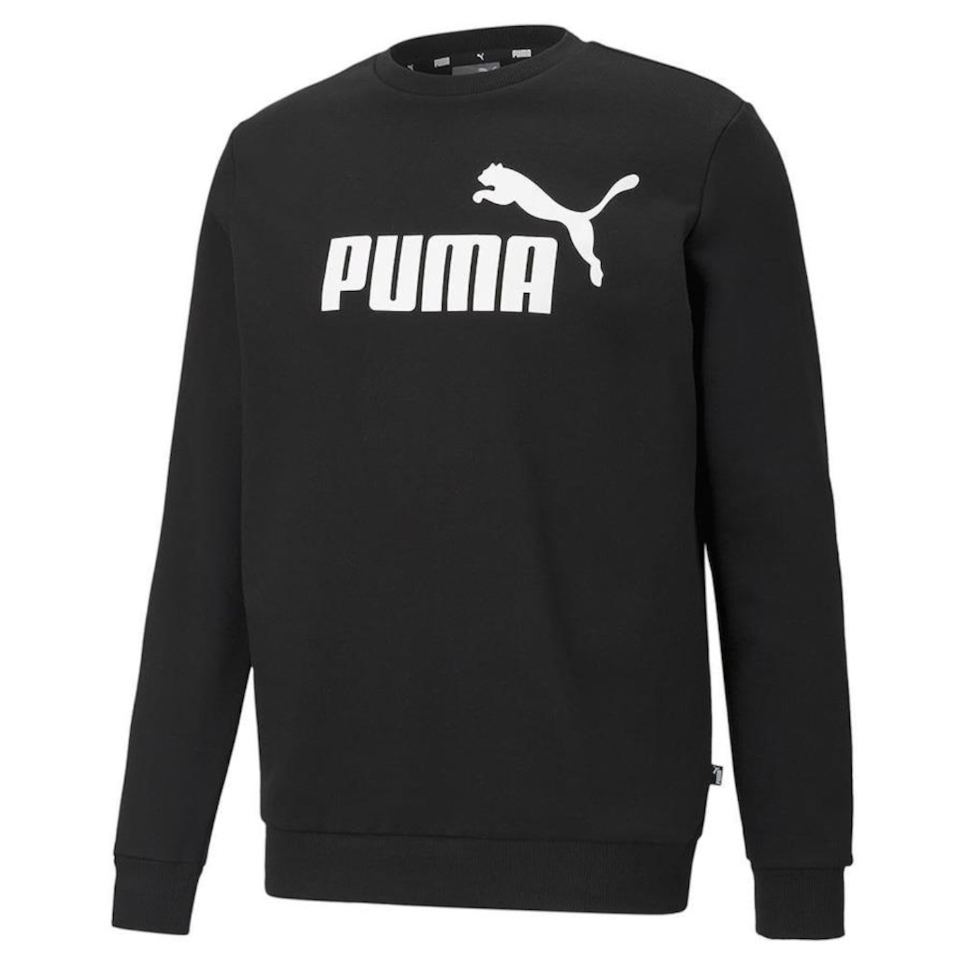 Blusão de Moletom Puma Careca Ess Big Logo Crew - Masculino - Foto 1