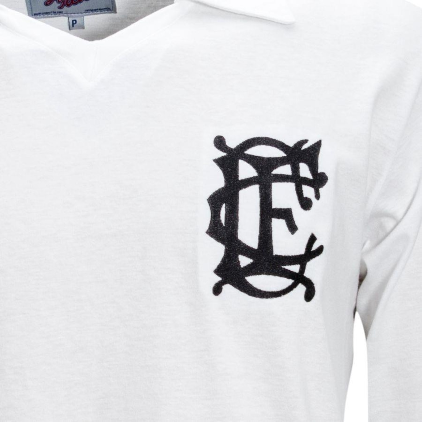 Camisa Manga Longa do Corinthians Liga Retro Inglês 1910 - Masculina - Foto 4