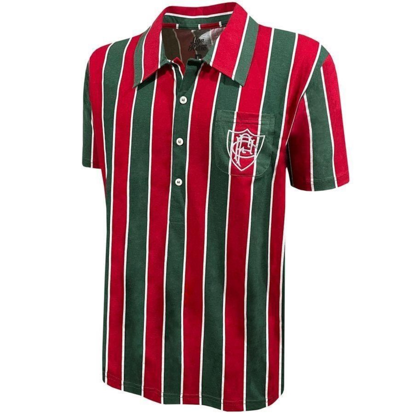 Camiseta do Fluminense 1906 Liga Retro - Masculina - Foto 2