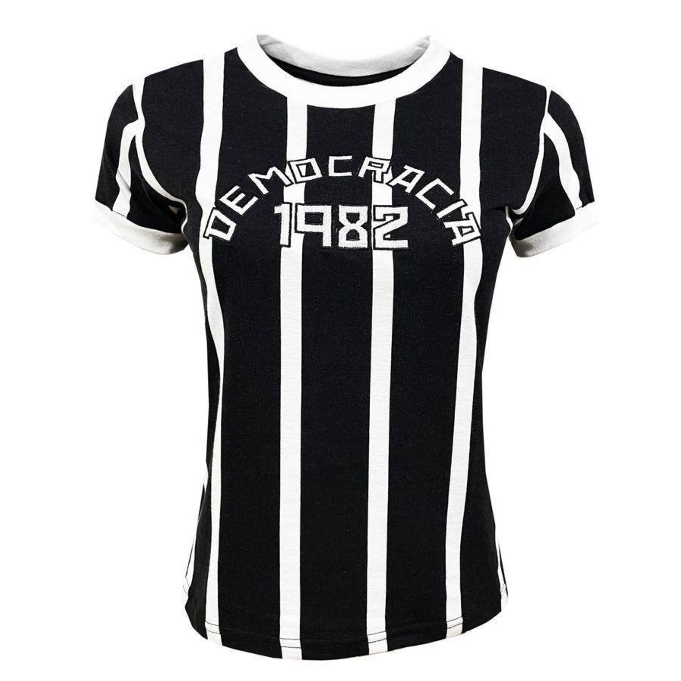 Camisa Democracia Liga Retro 1982 - Feminina - Foto 1