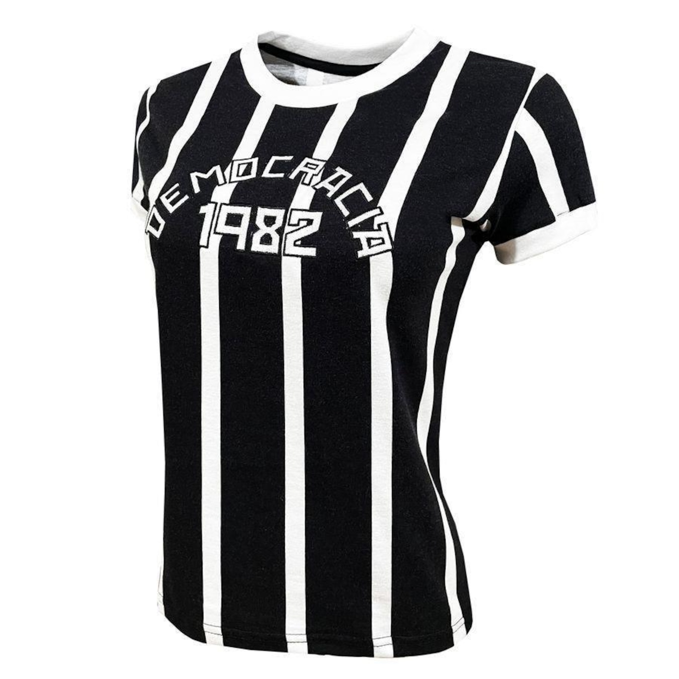 Camisa Democracia Liga Retro 1982 - Feminina - Foto 2