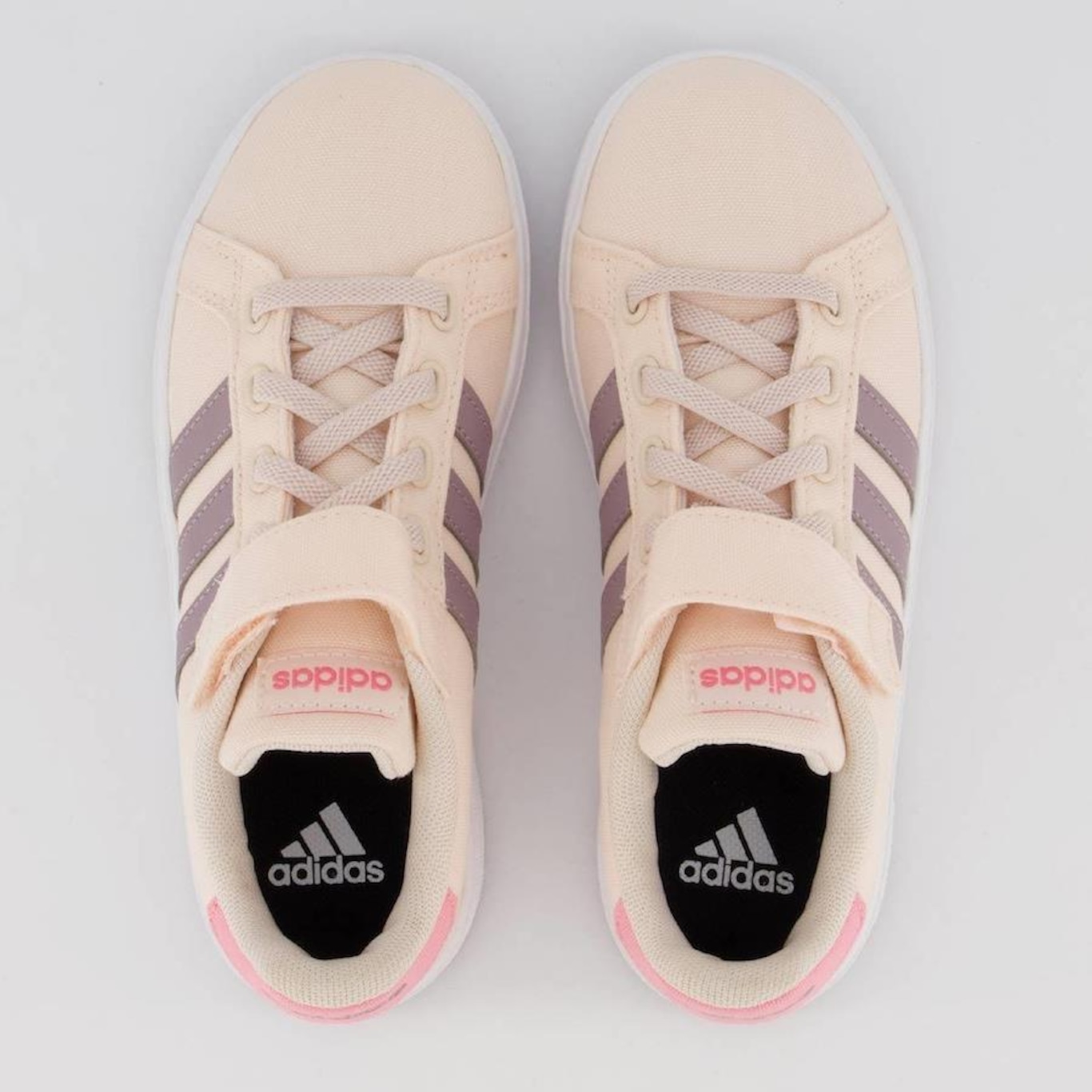 Tênis adidas Grand Court 2.0 - Infantil - Foto 4