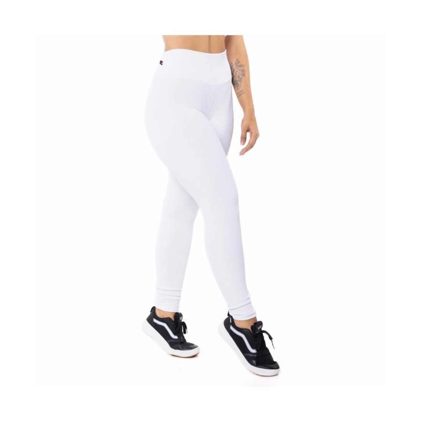 Calça Legging Orbis Fitness Feminina Poliamida Textura Relevo - Foto 1