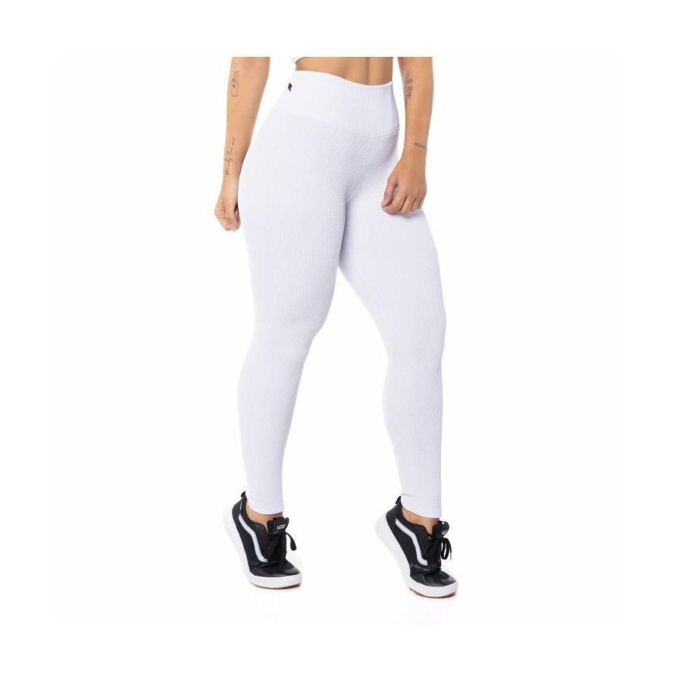 Calça Legging Orbis Fitness Feminina Poliamida Textura Relevo - Foto 2