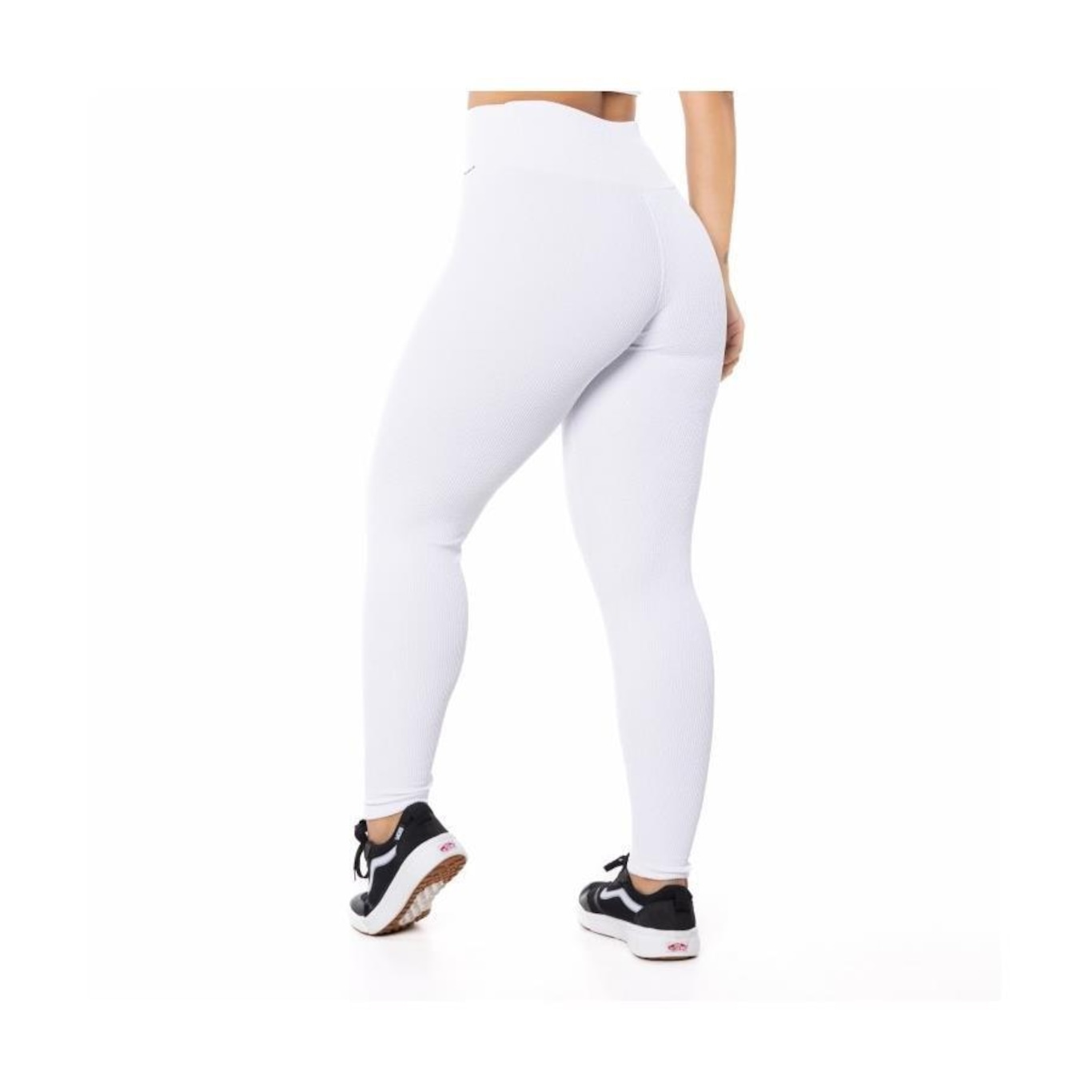 Calça Legging Orbis Fitness Feminina Poliamida Textura Relevo - Foto 4