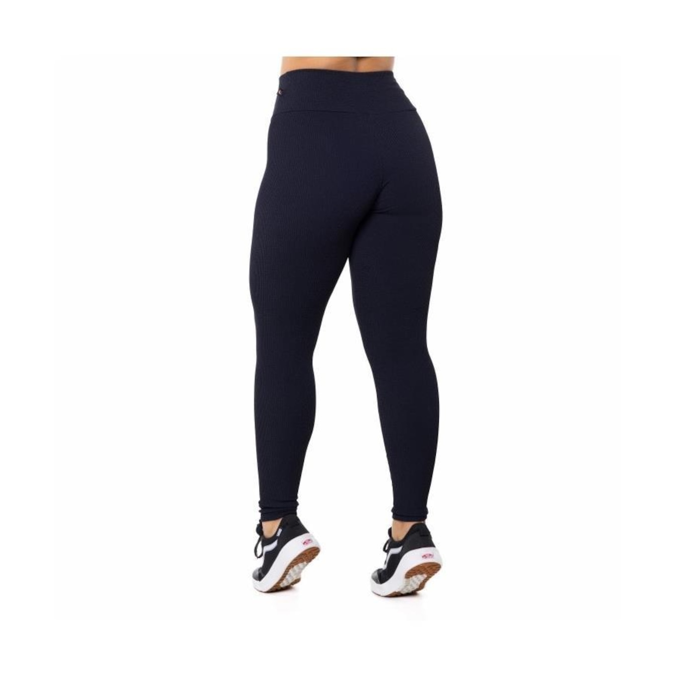 Calça Legging Orbis Fitness Feminina Poliamida Textura Relevo - Foto 4