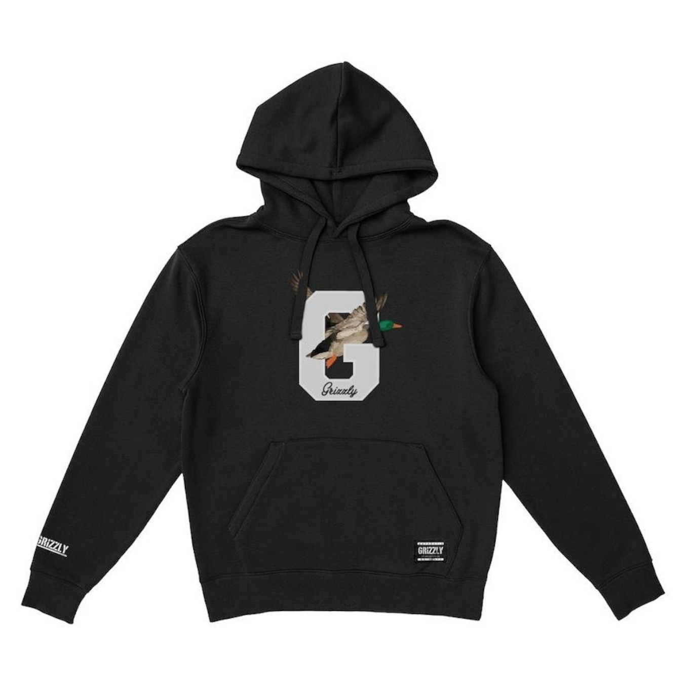 Blusão de Moletom com Capuz Grizzly Duck Season Hoodie - Masculino - Foto 1