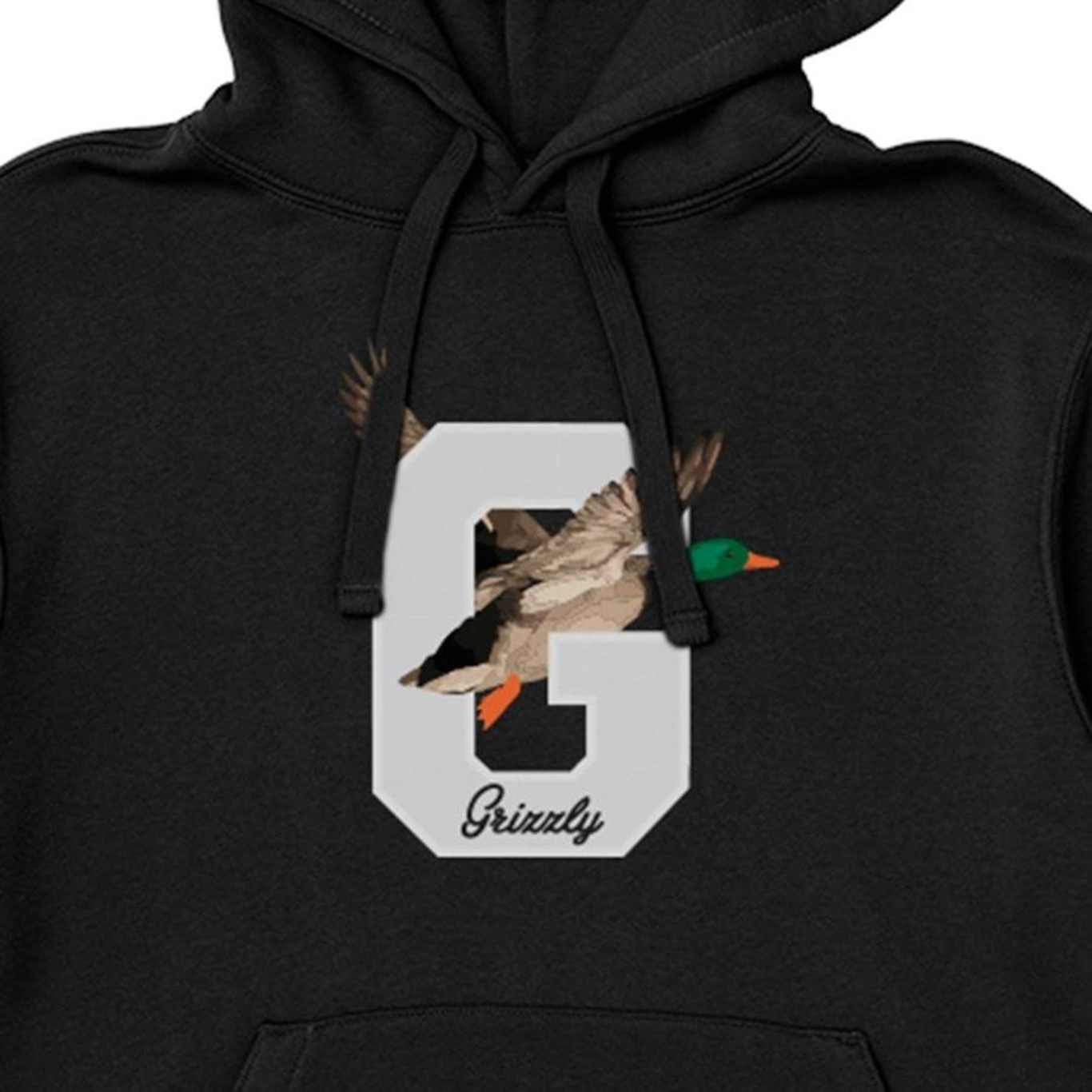 Blusão de Moletom com Capuz Grizzly Duck Season Hoodie - Masculino - Foto 2