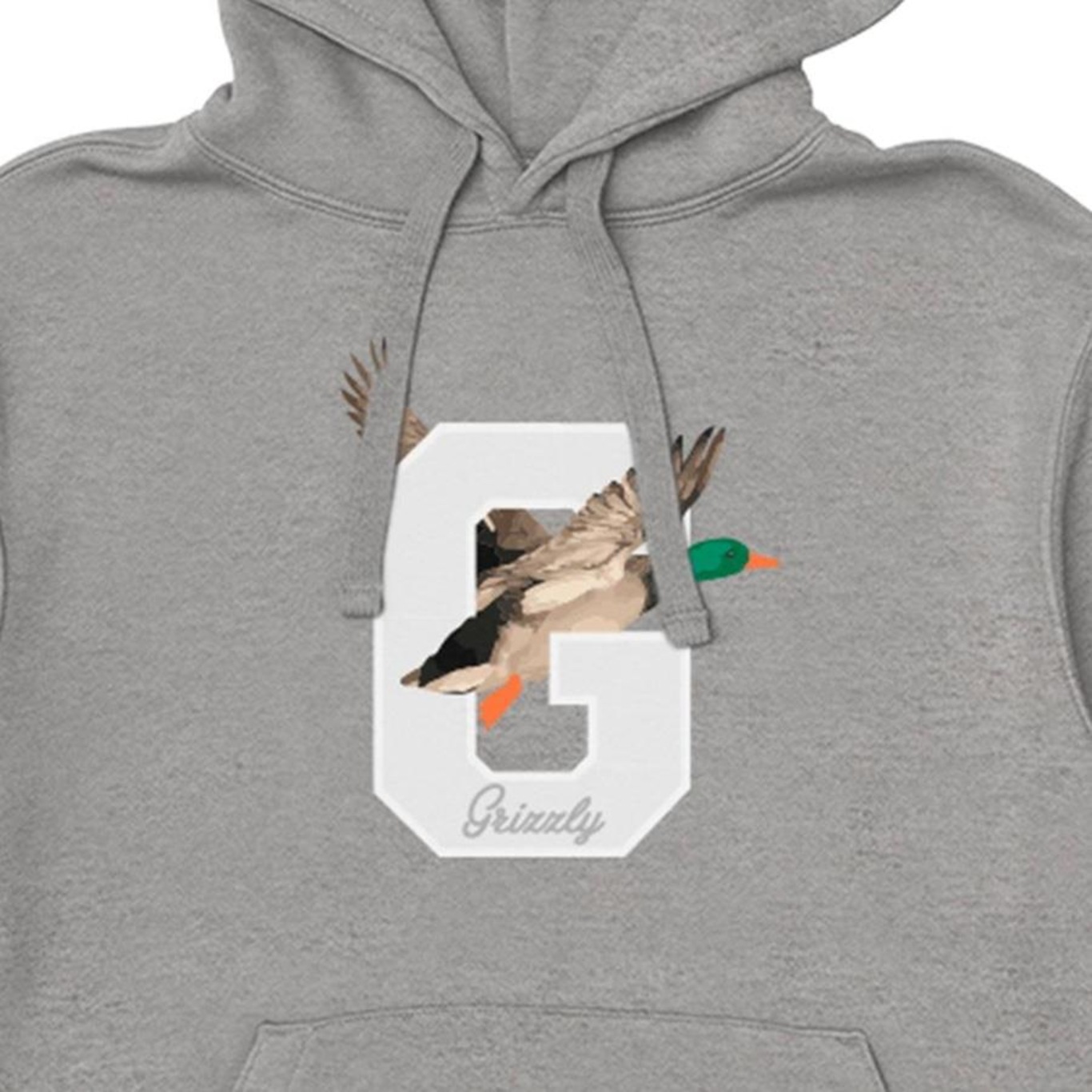 Blusão de Moletom com Capuz Grizzly Duck Season Hoodie - Masculino - Foto 2