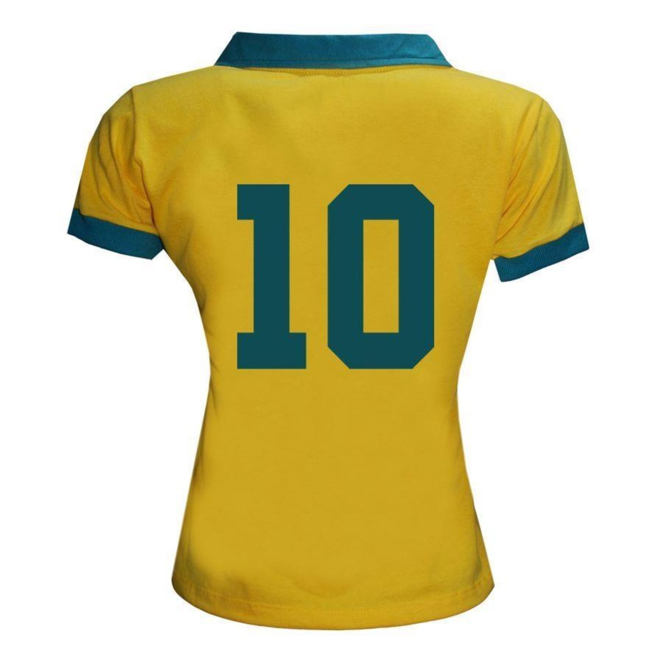 Camiseta do Brasil Polo Estrelas 10 Feminina - Liga Retro - Foto 3